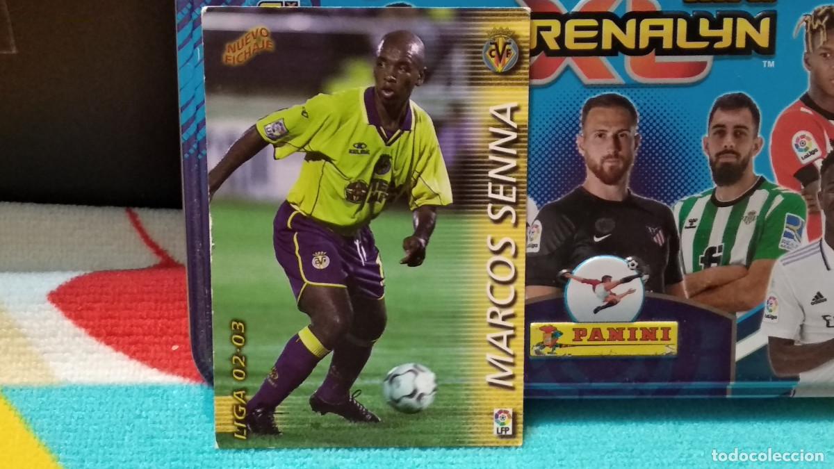 Figurine di Calcio: 428 MARCOS SENNA - VILLARREAL F.C. NUEVO FICHAJE LIGA 2002 2003 02 03 MEGAFICHAS PANINI