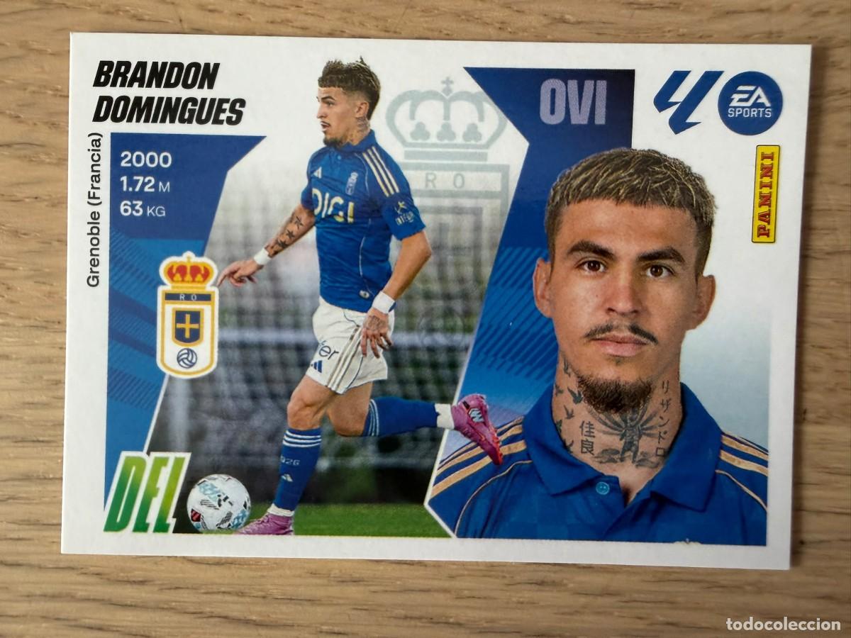 Fu&szlig;ball-Sticker: FICHAJE 22 BRANDON DOMINGUES OVIEDO 25 26 2025 2026 LIGA EA SPORTS COLECCIONES ESTE SIN PEGAR