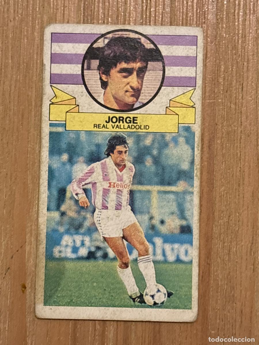 Cromos de f&uacute;tbol: 37. CROMO 1985-86 LIGA ESTE 85-86 JORGE REAL VALLADOLID SIN PEGAR