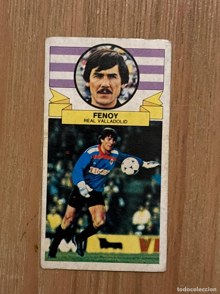 Cromos de f&uacute;tbol: 37. CROMO 1985-86 LIGA ESTE 85-86 FENOY REAL VALLADOLID SIN PEGAR