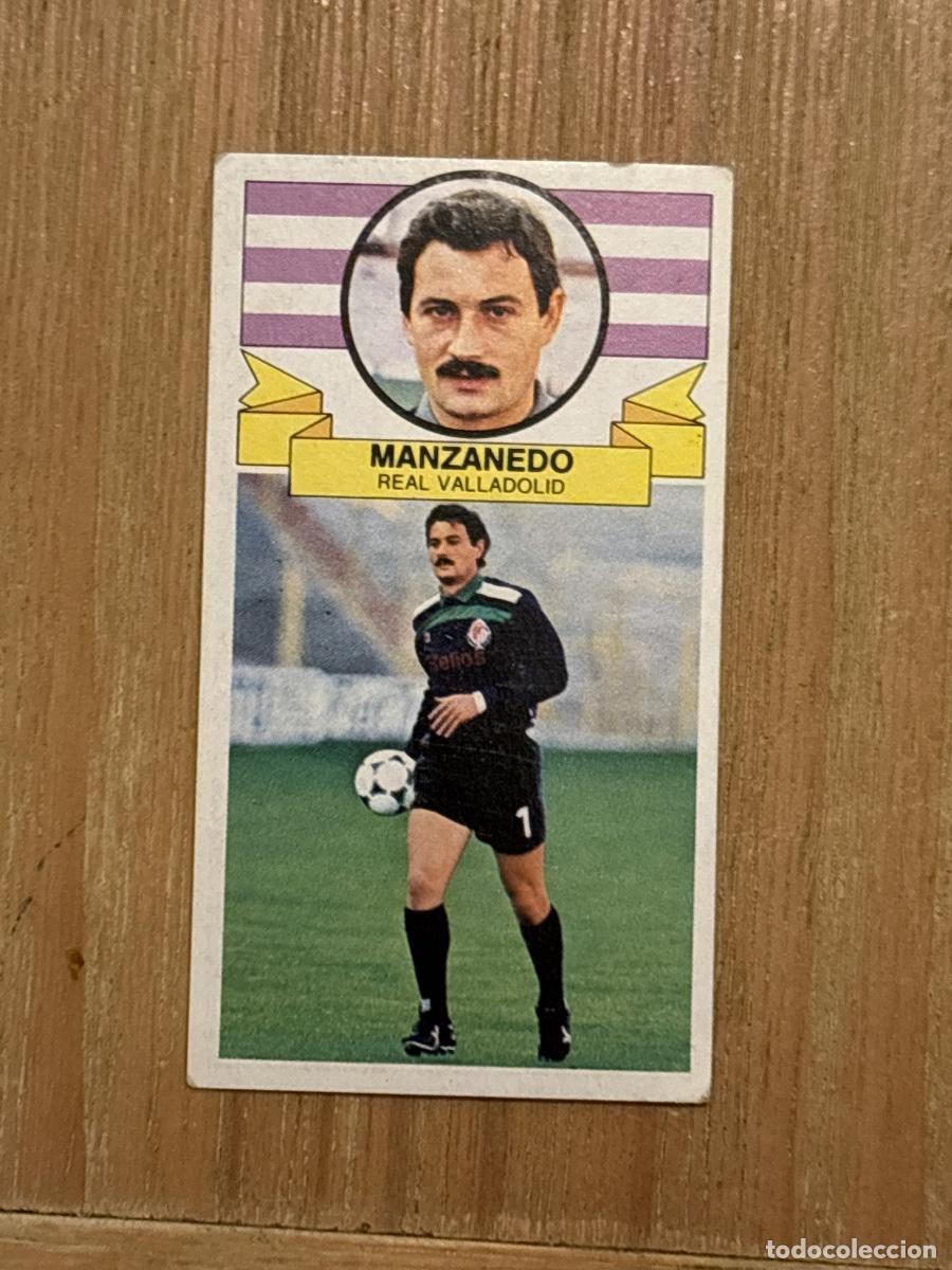 Cromos de f&uacute;tbol: 37. CROMO 1985-86 LIGA ESTE 85-86 MANZANEDO REAL VALLADOLID SIN PEGAR