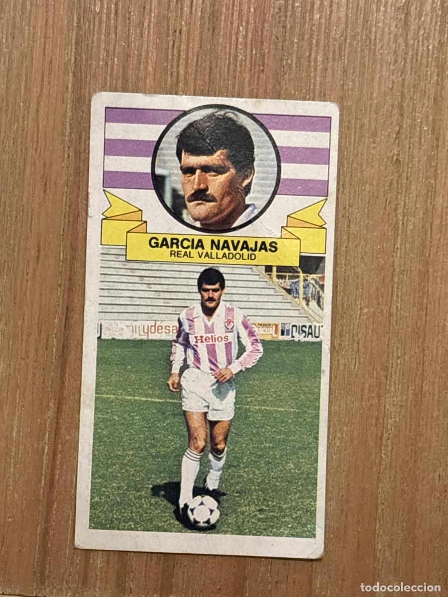 Cromos de f&uacute;tbol: 37. CROMO 1985-86 LIGA ESTE 85-86 GARCIA NAVAJAS REAL VALLADOLID SIN PEGAR