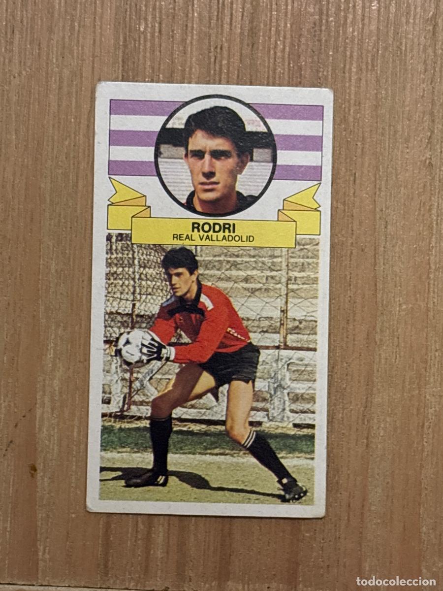 Cromos de f&uacute;tbol: 37. CROMO 1985-86 LIGA ESTE 85-86 RODRI REAL VALLADOLID SIN PEGAR
