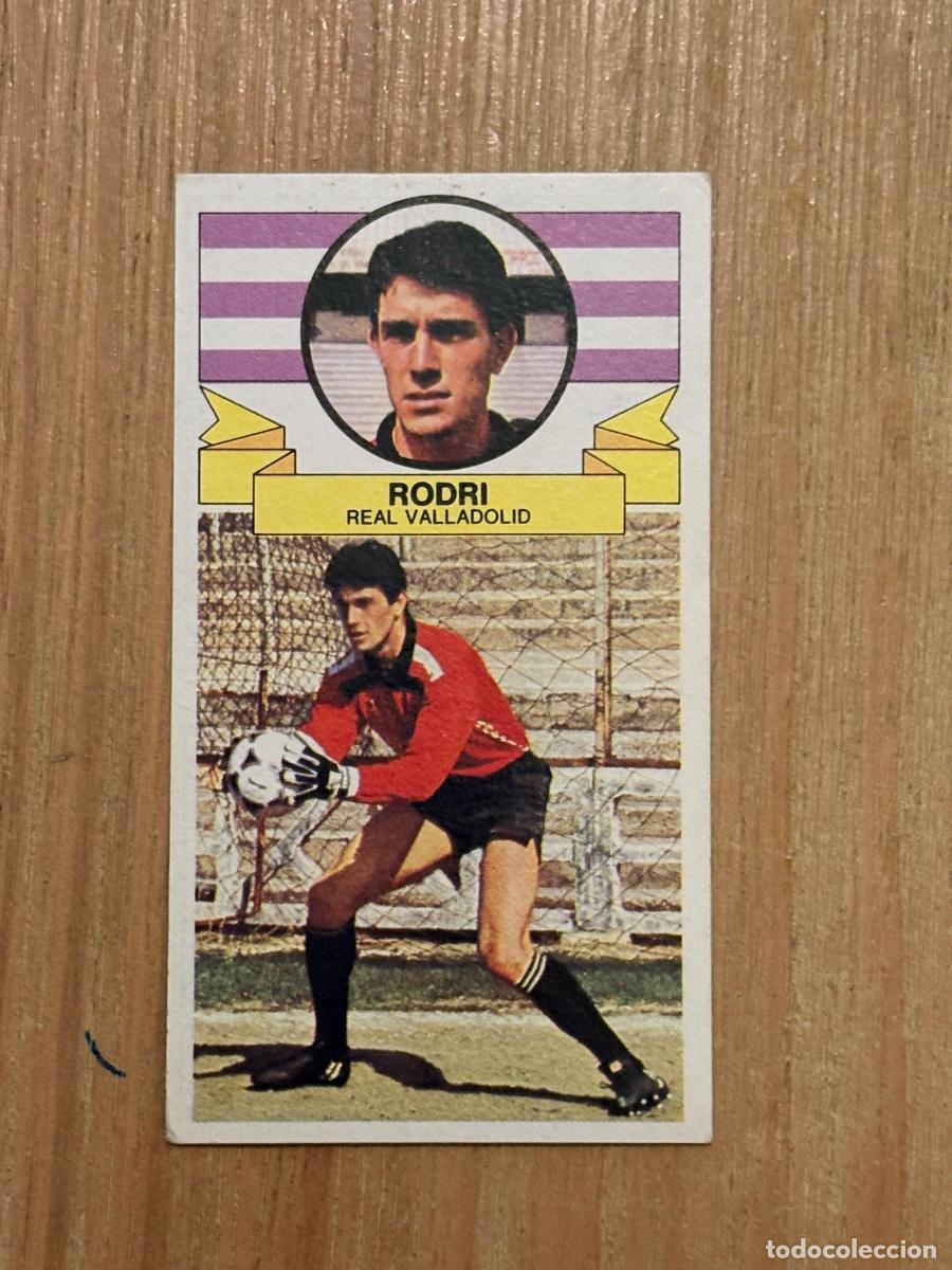 Cromos de f&uacute;tbol: 37. CROMO 1985-86 LIGA ESTE 85-86 RODRI REAL VALLADOLID SIN PEGAR