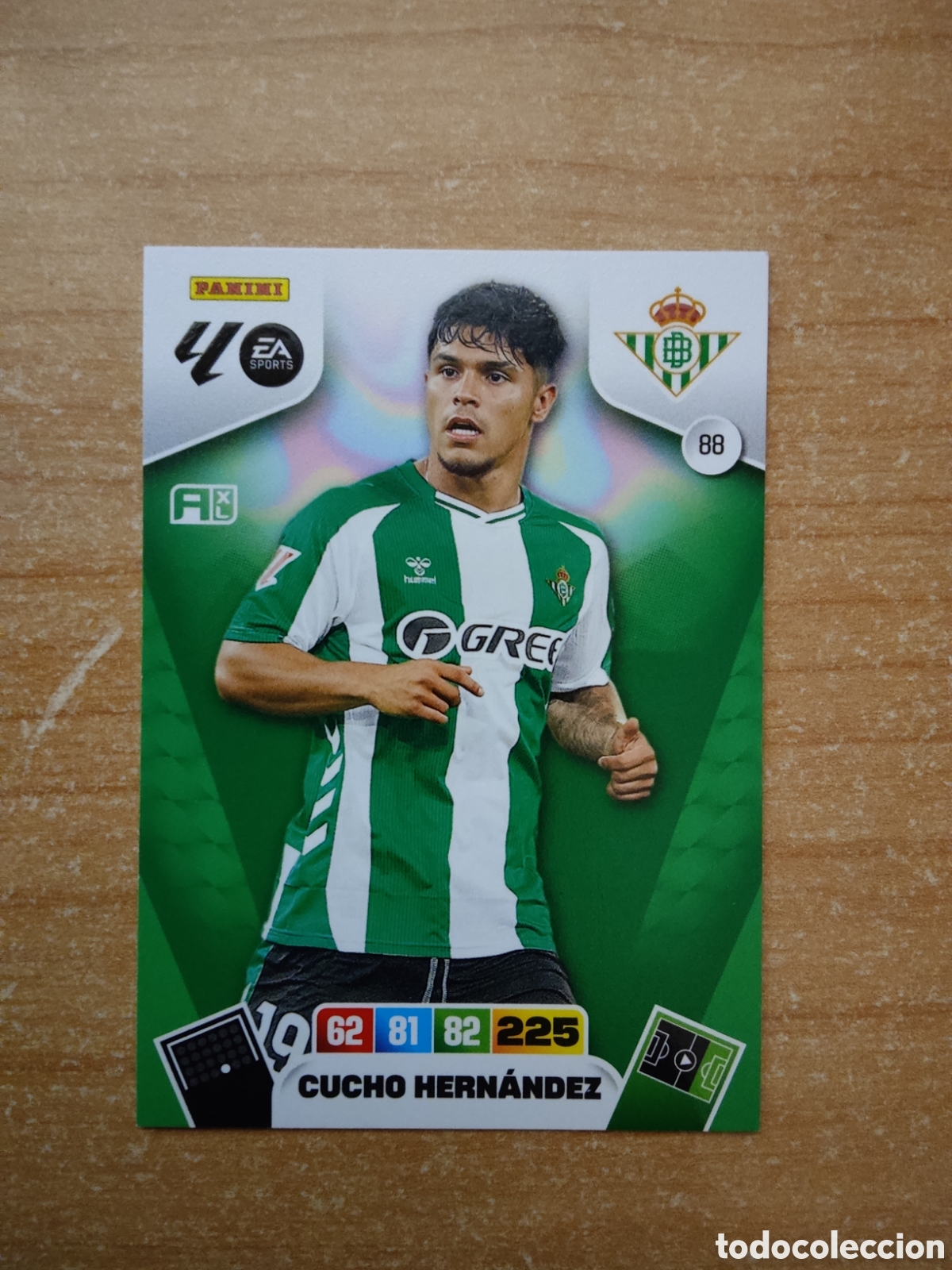Cromos de f&uacute;tbol: 88 CUCHO HERNANDEZ REAL BETIS ADRENALYN XL LIGA 2025 2026