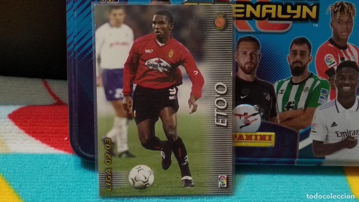 Cromos de f&uacute;tbol: 196 ETO&acute;O - R.C.D. MALLORCA LIGA 2002 2003 02 03 MEGAFICHAS PANINI