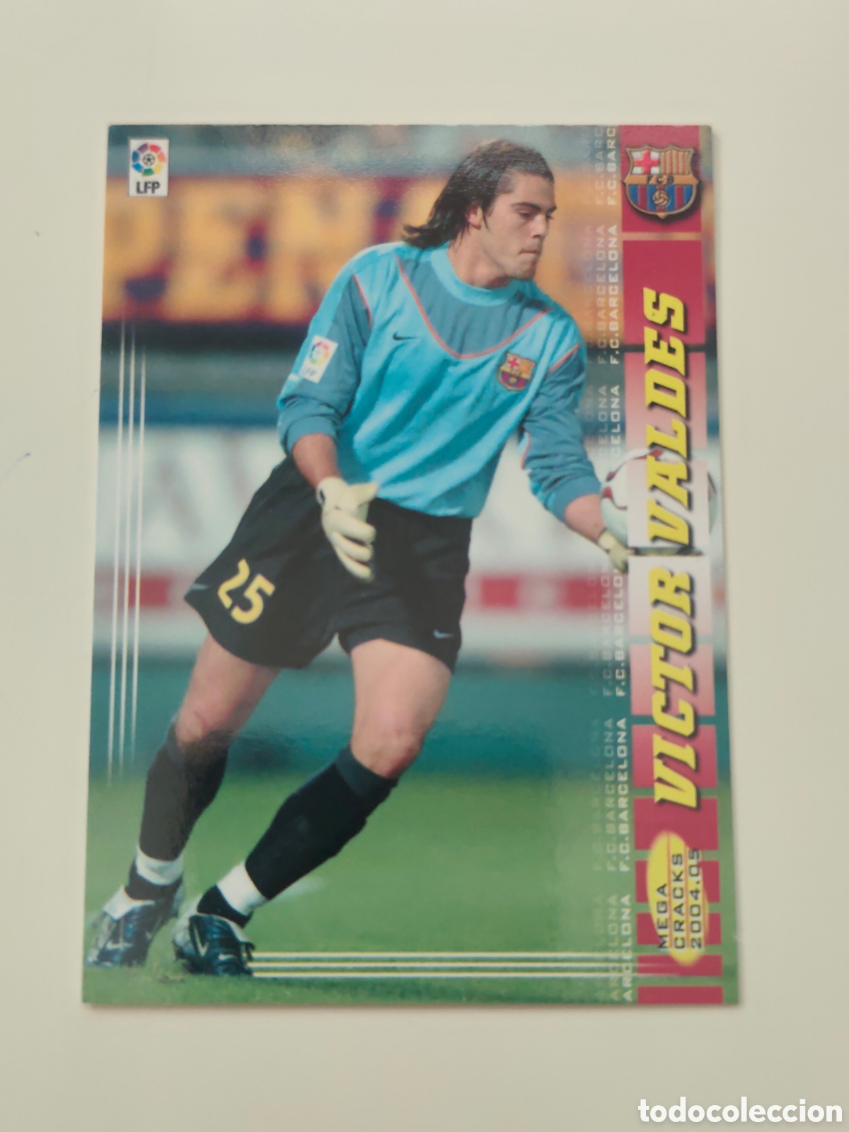Cromos de f&uacute;tbol: 56 V&Iacute;CTOR VALD&Eacute;S FC BARCELONA MEGACRACKS 2004 2005