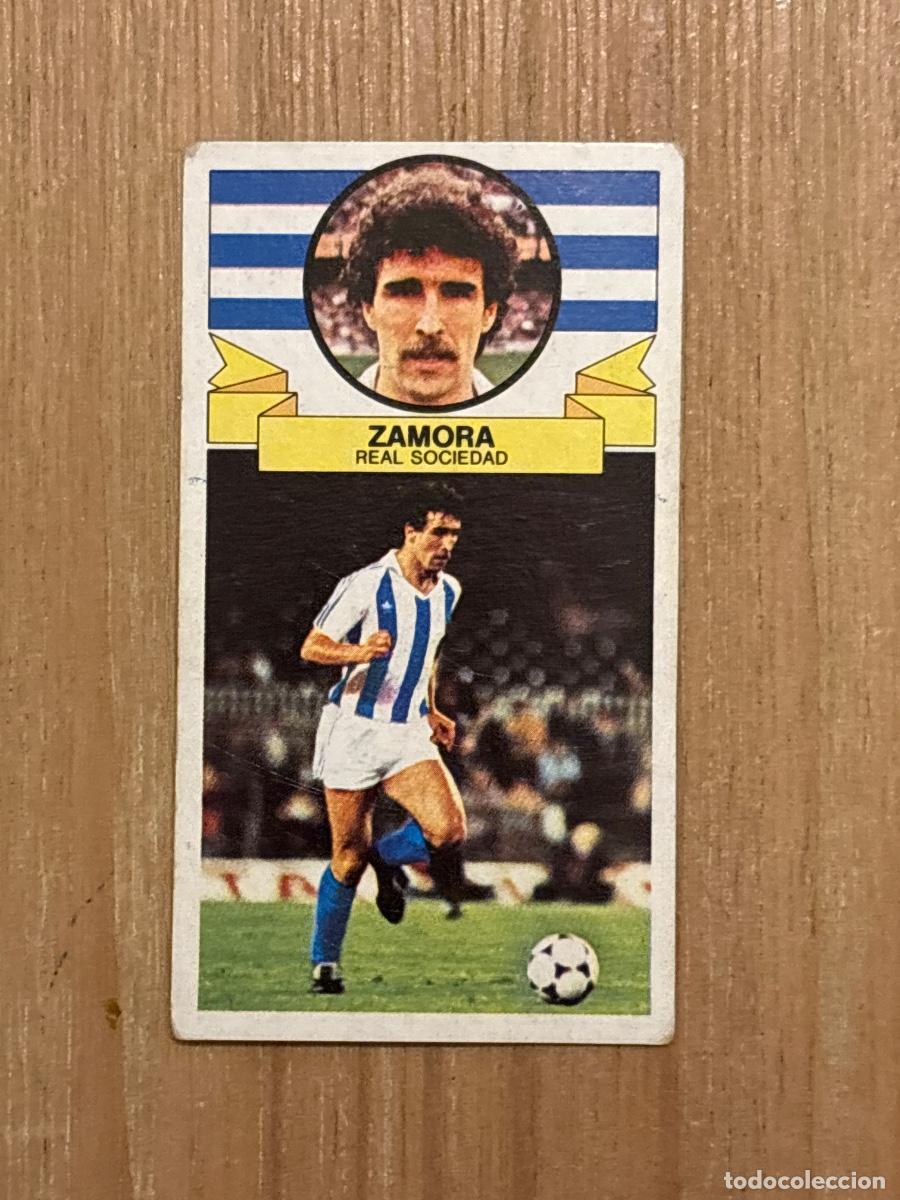 Cromos de f&uacute;tbol: 37. CROMO 1985-86 LIGA ESTE 85-86 ZAMORA REAL SOCIEDAD SIN PEGAR