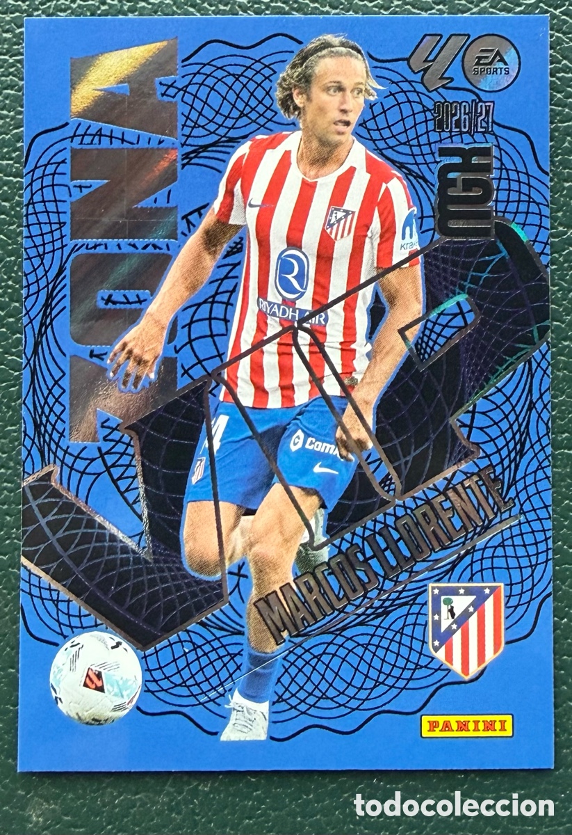 Football Stickers: 401 MARCOS LLORENTE ATLETICO DE MADRID ZONA VIP FICHAS ALBUM MEGACRACKS 2026 2027 MGK 26 27
