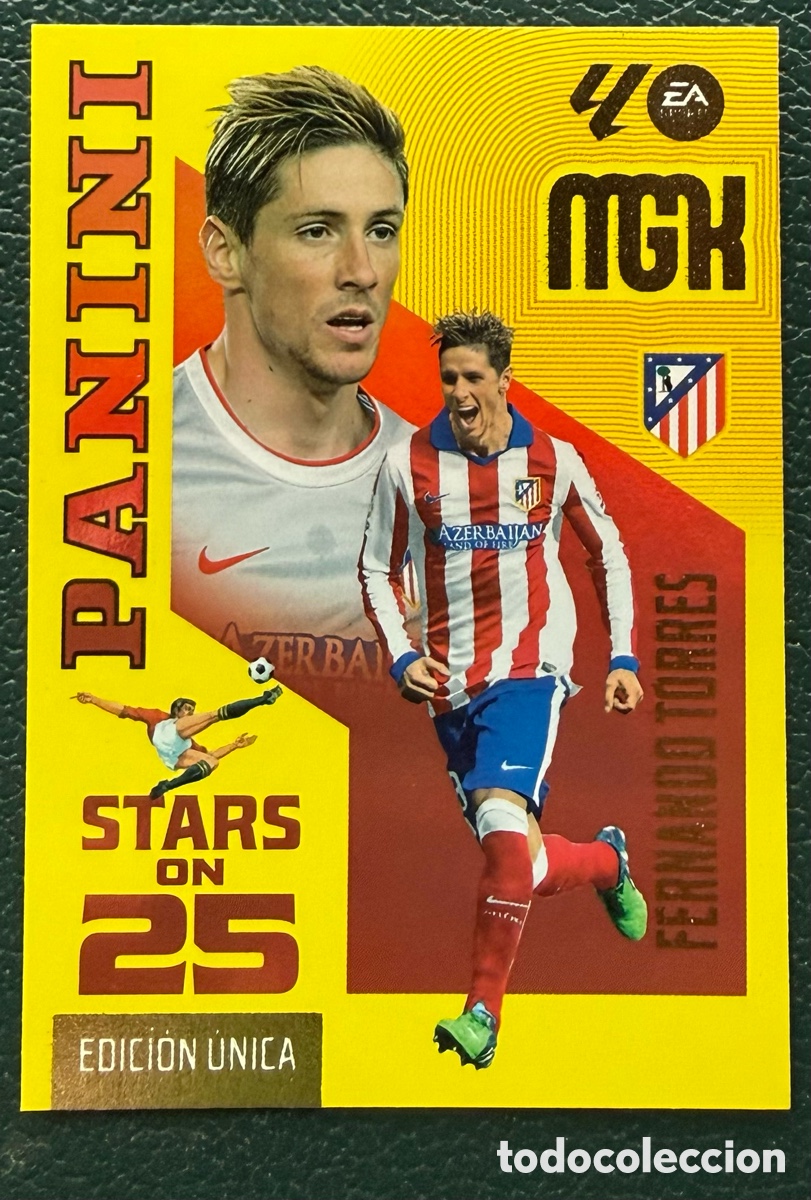 Cromos de f&uacute;tbol: 432 FERNANDO TORRES ATLETICO DE MADRID STARS ON 25 FICHAS ALBUM MEGACRACKS 2026 2027 MGK 26 27