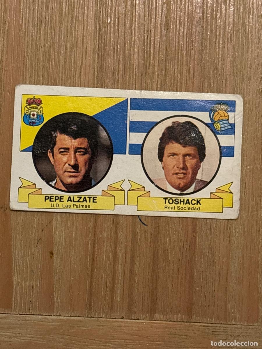 Cromos de f&uacute;tbol: 37. CROMO 1985-86 LIGA ESTE 85-86 PEPE ALZATE - TOSHACK ENTRENADORES SIN PEGAR