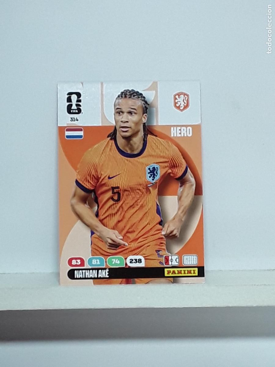 Cromos de f&uacute;tbol: ADRENALYN MUNDIAL 2026 WORLD CUP 26 ALBUM PANINI N 314 NEDERLAND NATHAN AKE