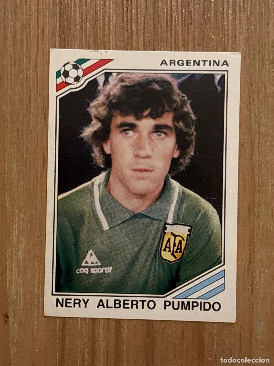 Cromos de f&uacute;tbol: 37. CROMO PUMPIDO SELECCION ARGENTINA N 89 MUNDIAL MEXICO 86 1986 PANINI SIN PEGAR