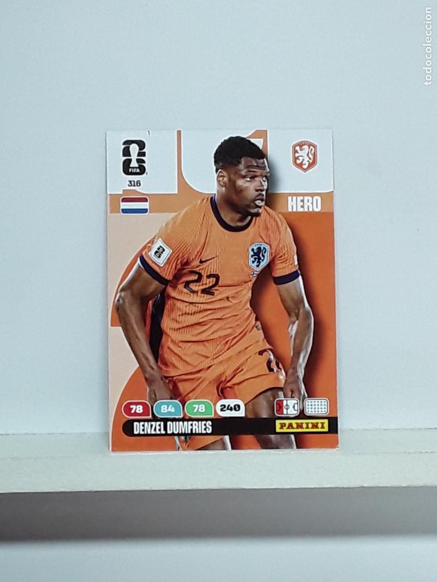 Cromos de f&uacute;tbol: ADRENALYN MUNDIAL 2026 WORLD CUP 26 ALBUM PANINI N 316 NEDERLAND DENZEL DUMFRIES