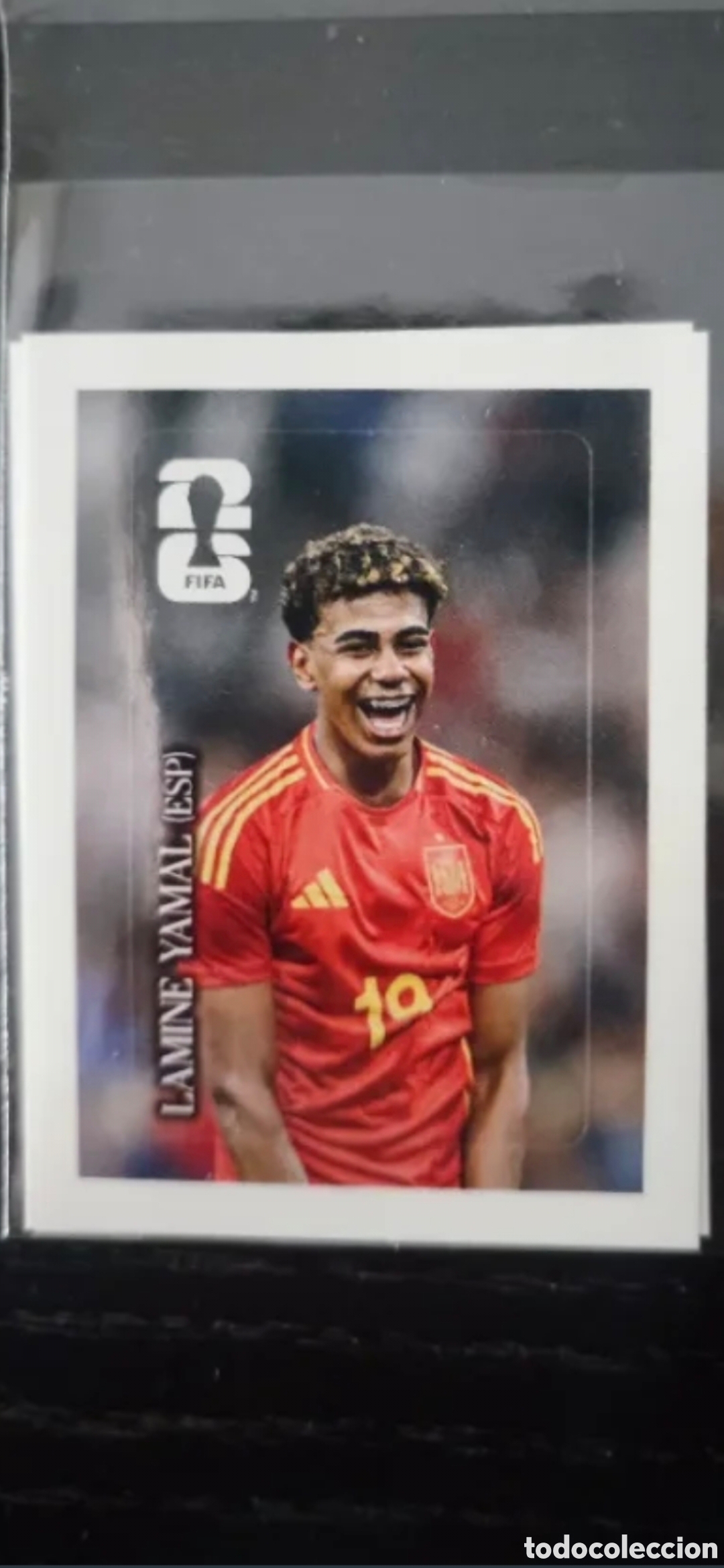 Cromos de f&uacute;tbol: CROMO COCA-COLA LAMINE YAMAL