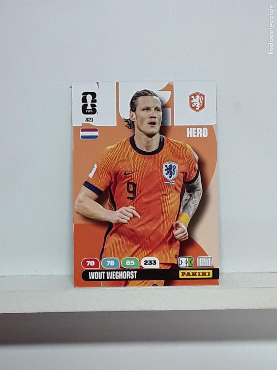Cromos de f&uacute;tbol: ADRENALYN MUNDIAL 2026 WORLD CUP 26 ALBUM PANINI N 321 NEDERLAND WOUT WEGHORST