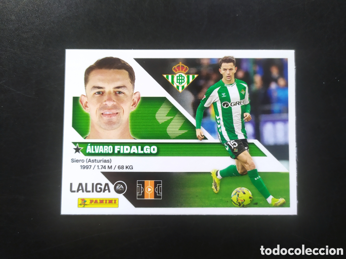 Cromos de f&uacute;tbol: Liga este 2026 2027 26 27 panini Fidalgo n&deg; 12 Real Betis