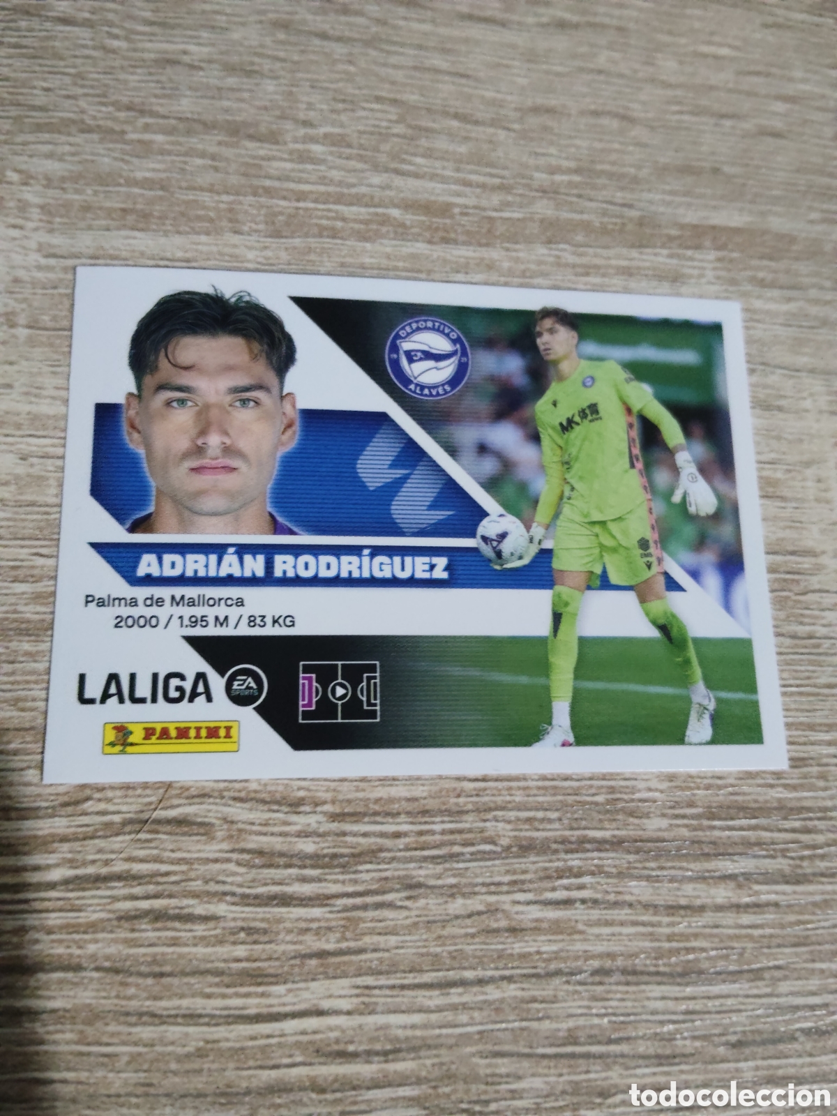 Cromos de f&uacute;tbol: Adrian Rodr&iacute;guez Alav&eacute;s liga 2026 2027 26 27 ediciones este