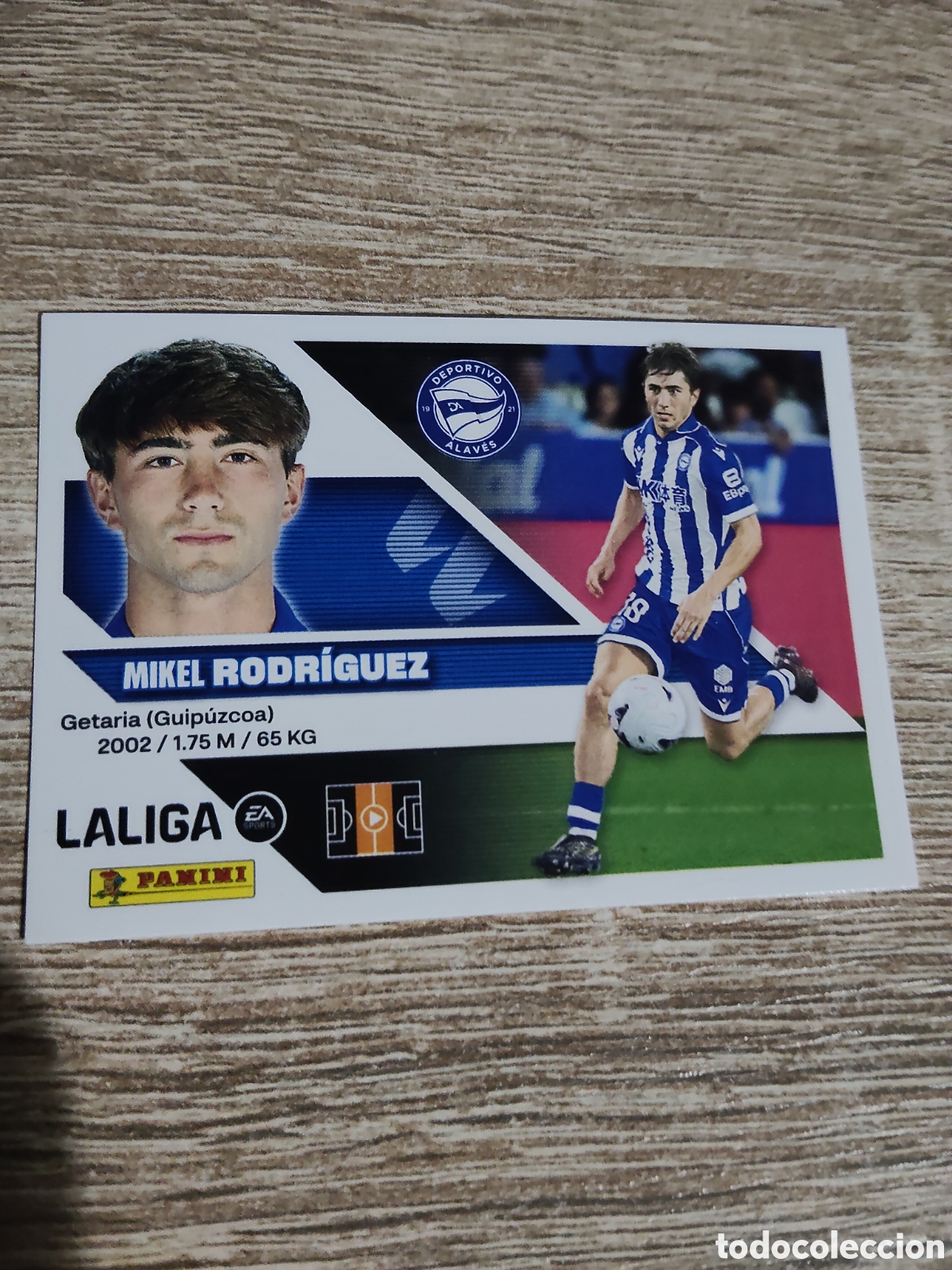 Cromos de f&uacute;tbol: Mikel Rodr&iacute;guez Alav&eacute;s liga 2026 2027 26 27 ediciones este