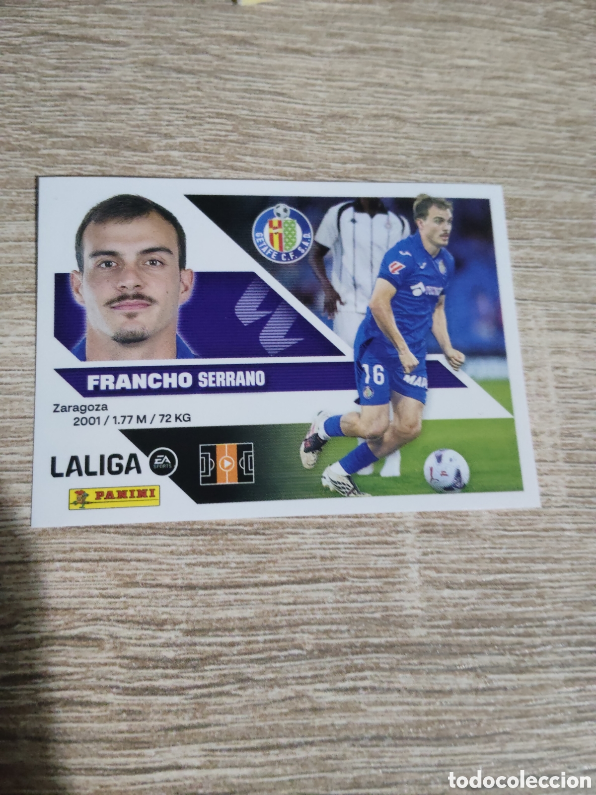 Cromos de f&uacute;tbol: Francho Getafe liga 2026 2027 26 27 ediciones este