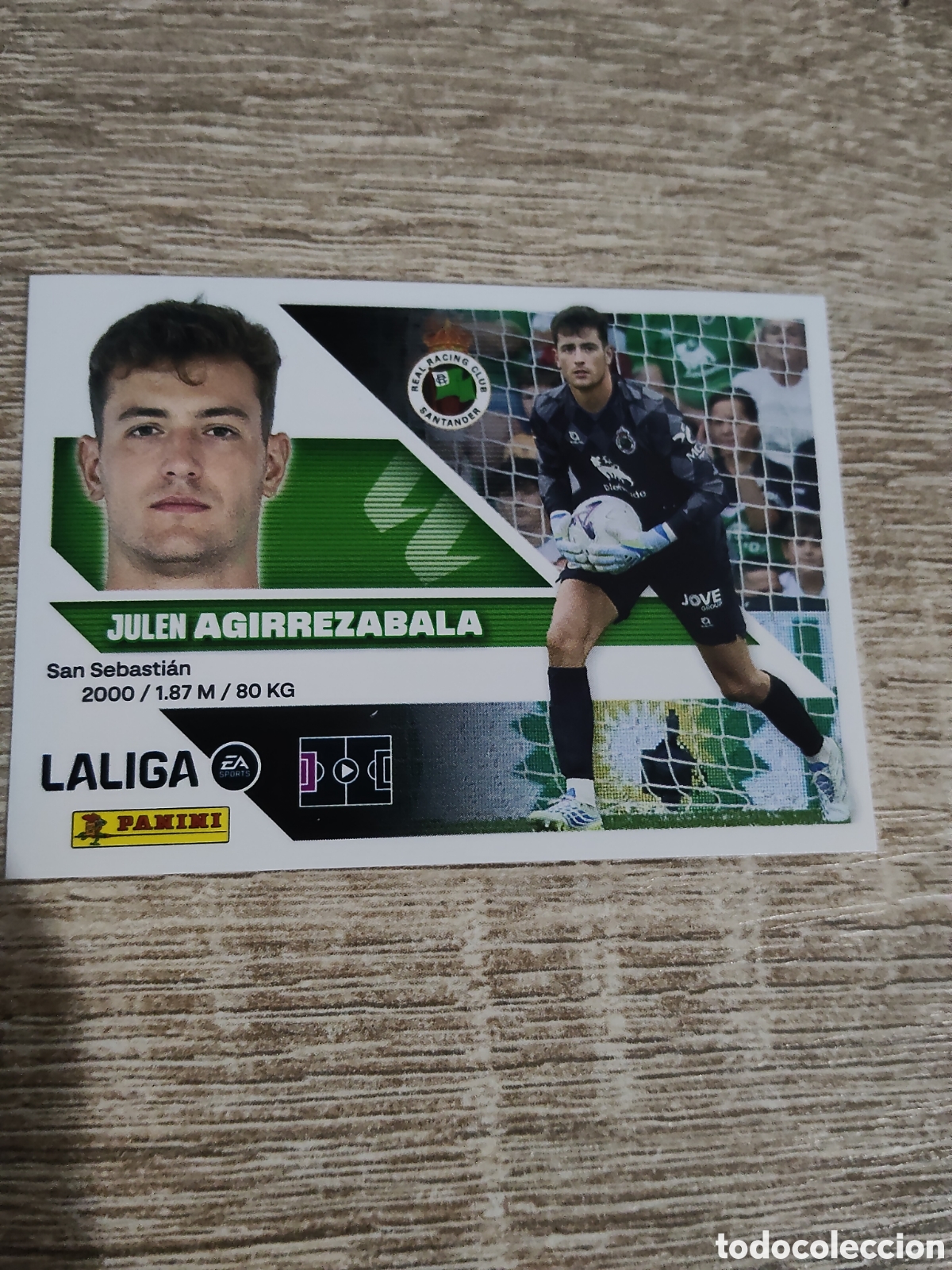 Cromos de f&uacute;tbol: Agirrezabala Racing de Santander liga 2026 2027 26 27 ediciones este