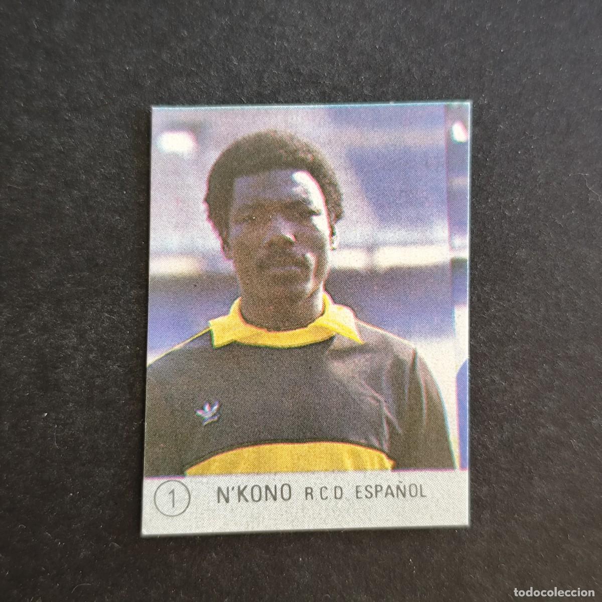 Cromos de f&uacute;tbol: 1 NKONO ESPA&Ntilde;OL SELECCION DE FUTBOL LIGA ESPA&Ntilde;OLA 83 ED. MATEO MIRETE - SIN PEGAR
