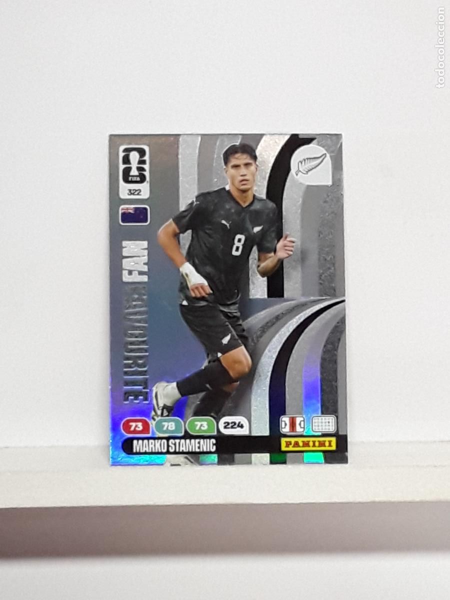 Cromos de f&uacute;tbol: ADRENALYN MUNDIAL 2026 WORLD CUP 26 ALBUM PANINI N 322 NUEVA ZELANDA MARKO STAMENIC