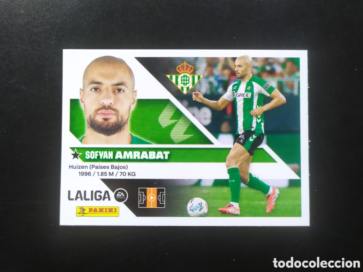 Cromos de f&uacute;tbol: Liga este 2026 2027 26 27 panini Amrabat n&deg; 11 Real Betis