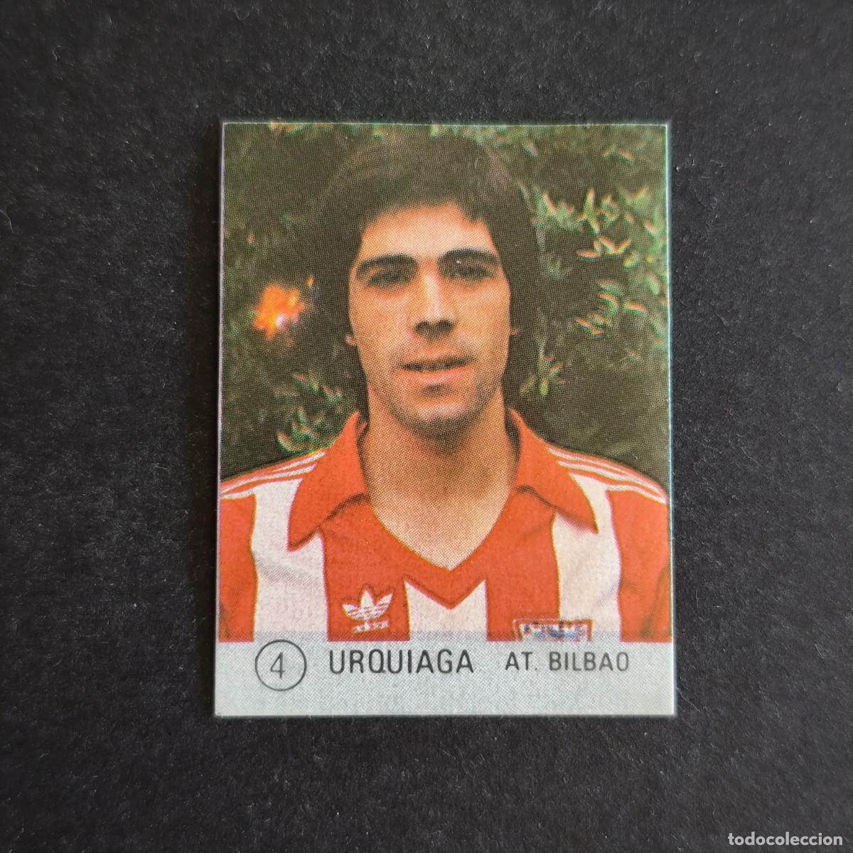 Cromos de f&uacute;tbol: 4 URQUIAGA ATHLETIC BILBAO SELECCION DE FUTBOL LIGA ESPA&Ntilde;OLA 83 ED. MATEO MIRETE - SIN PEGAR