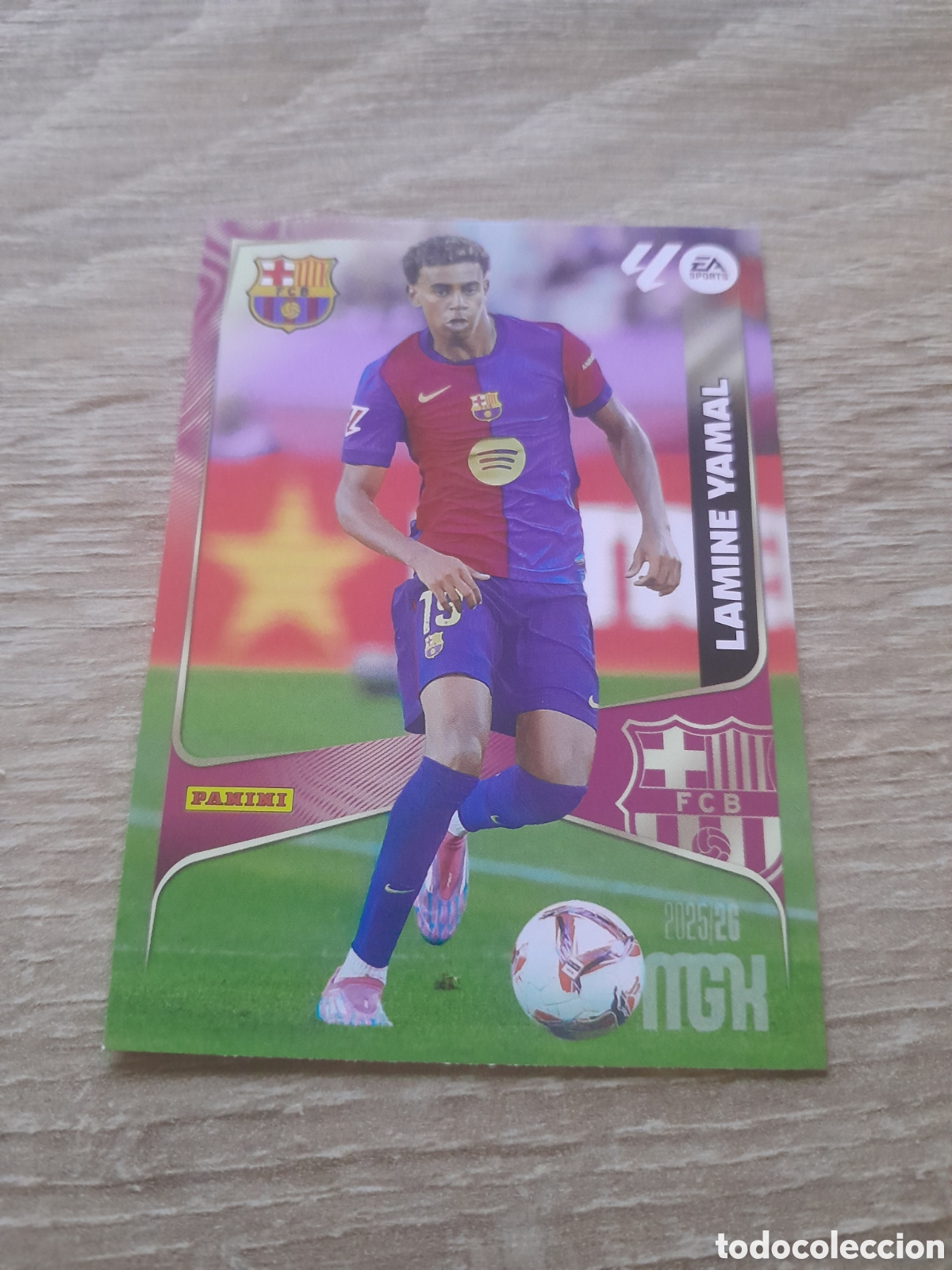 Cromos de f&uacute;tbol: n&ordm; 88 lamine yamal barcelona megacracks 2025 2026