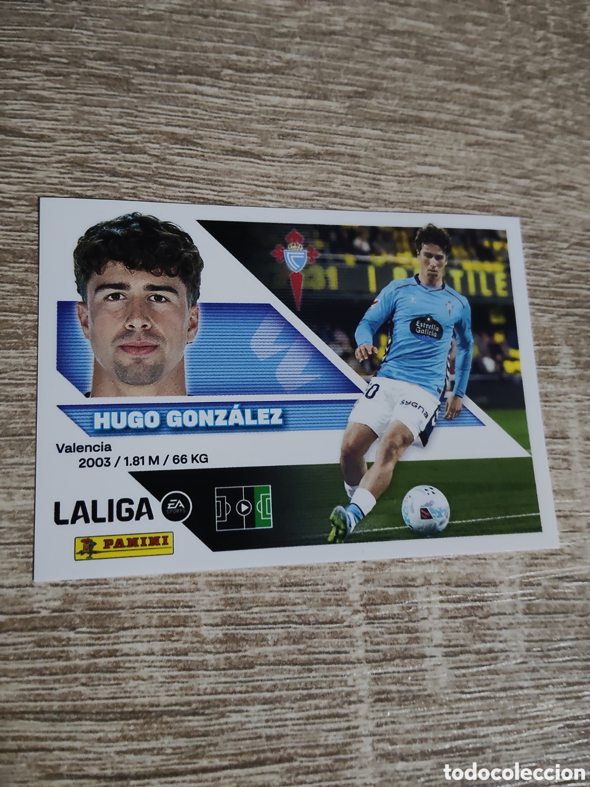 Cromos de f&uacute;tbol: Hugo Gonz&aacute;lez coloca Celta de Vigo liga 2026 2027 26 27 ediciones este