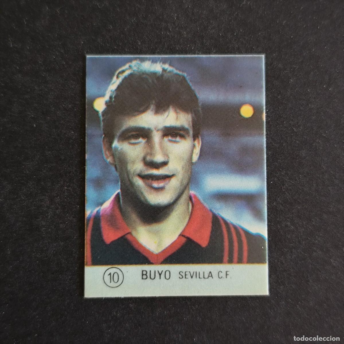 Cromos de f&uacute;tbol: 10 BUYO SEVILLA SELECCION DE FUTBOL LIGA ESPA&Ntilde;OLA 83 ED. MATEO MIRETE - SIN PEGAR