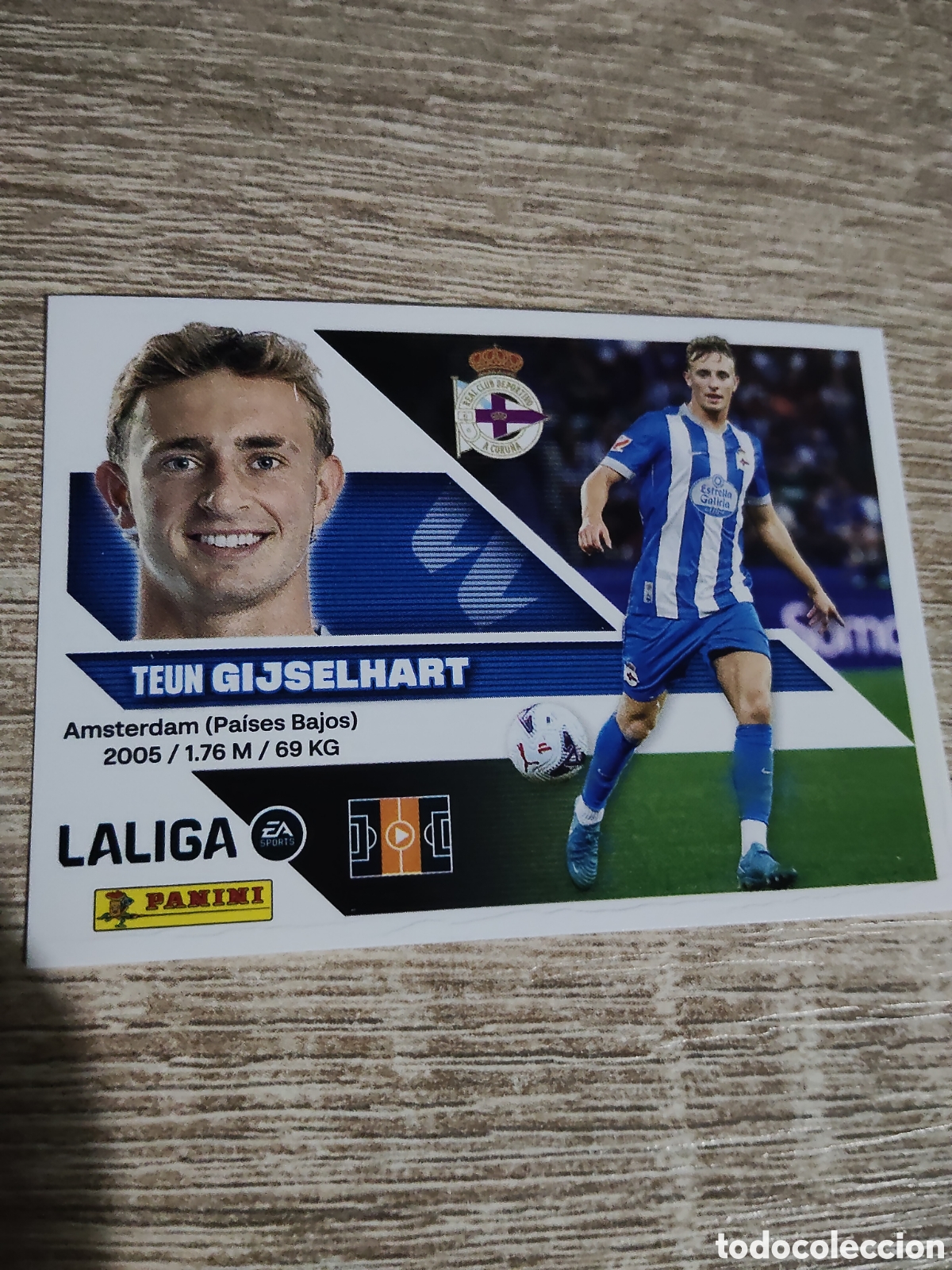 Cromos de f&uacute;tbol: Gijselhart coloca Deportivo de la Coru&ntilde;a liga 2026 2027 26 27 ediciones este