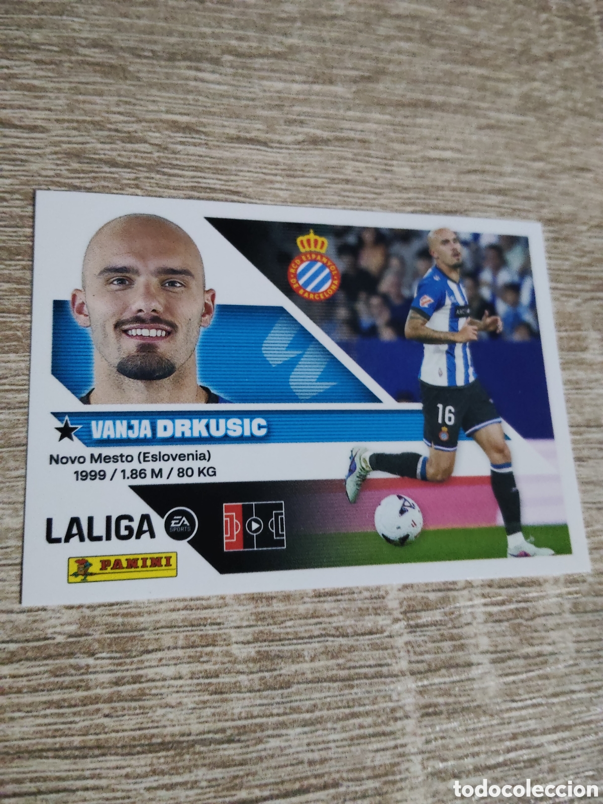 Cromos de f&uacute;tbol: Drkusic coloca Espanyol liga 2026 2027 26 27 ediciones este