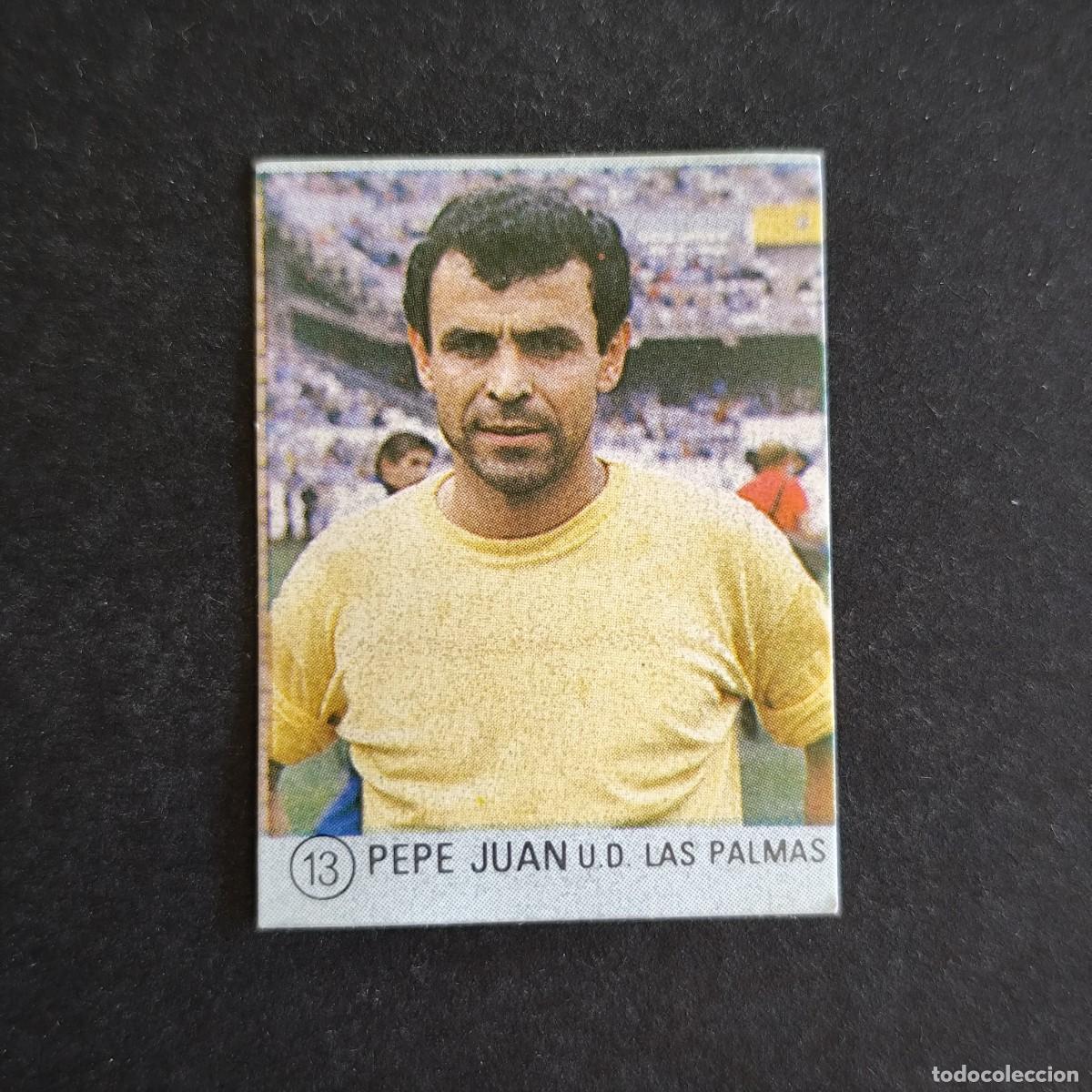 Cromos de f&uacute;tbol: 13 PEPE JUAN LAS PALMAS SELECCION DE FUTBOL LIGA ESPA&Ntilde;OLA 83 ED. MATEO MIRETE - SIN PEGAR