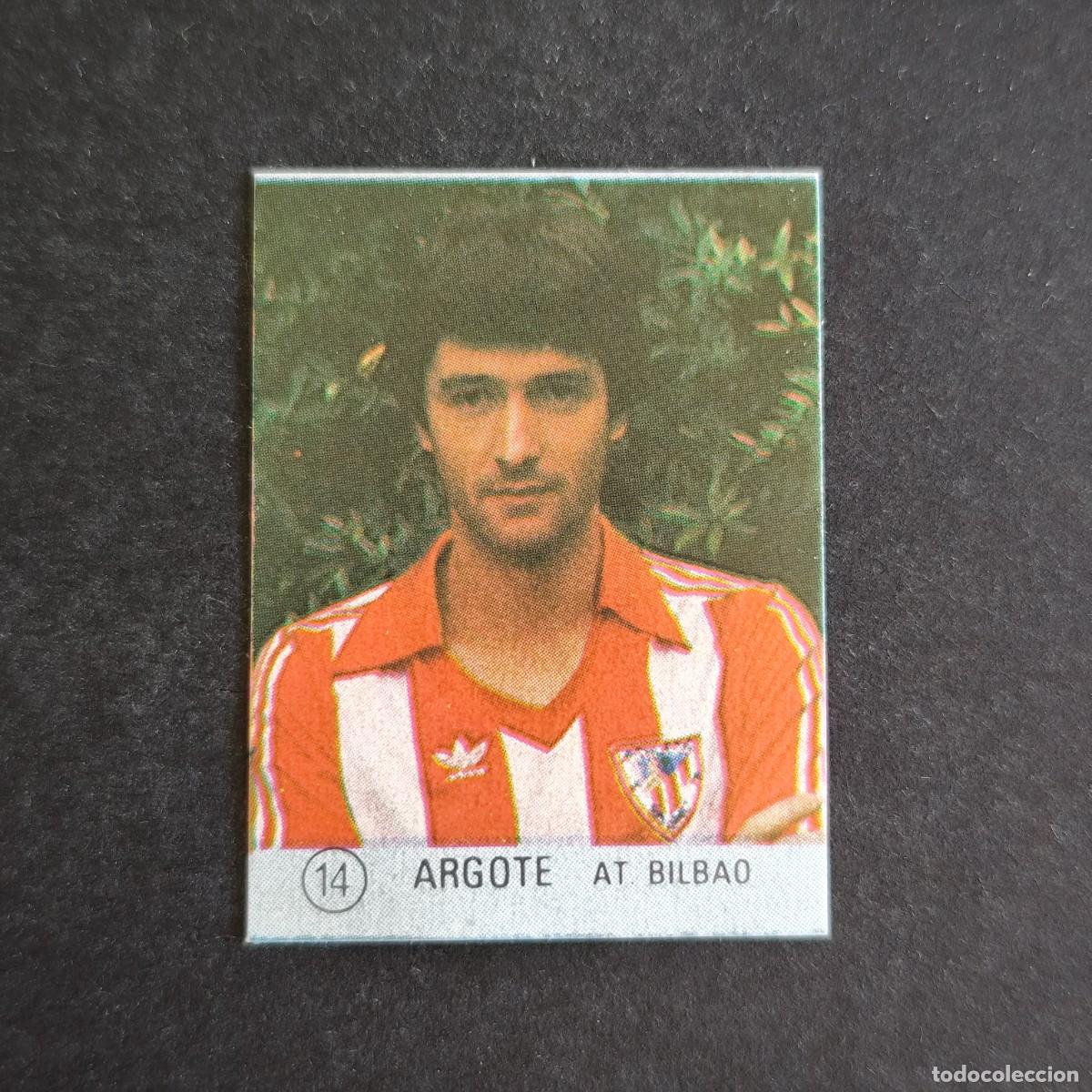 Cromos de f&uacute;tbol: 14 ARGOTE ATHETIC BILBAO SELECCION DE FUTBOL LIGA ESPA&Ntilde;OLA 83 ED. MATEO MIRETE - SIN PEGAR