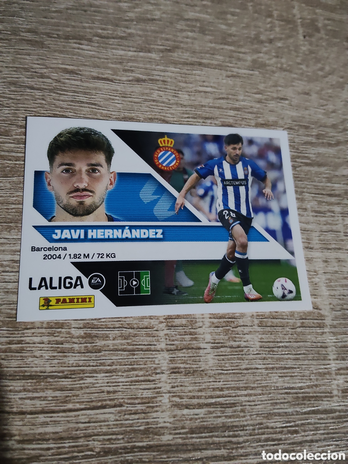 Cromos de f&uacute;tbol: Javi Hern&aacute;ndez coloca Espanyol liga 2026 2027 26 27 ediciones este