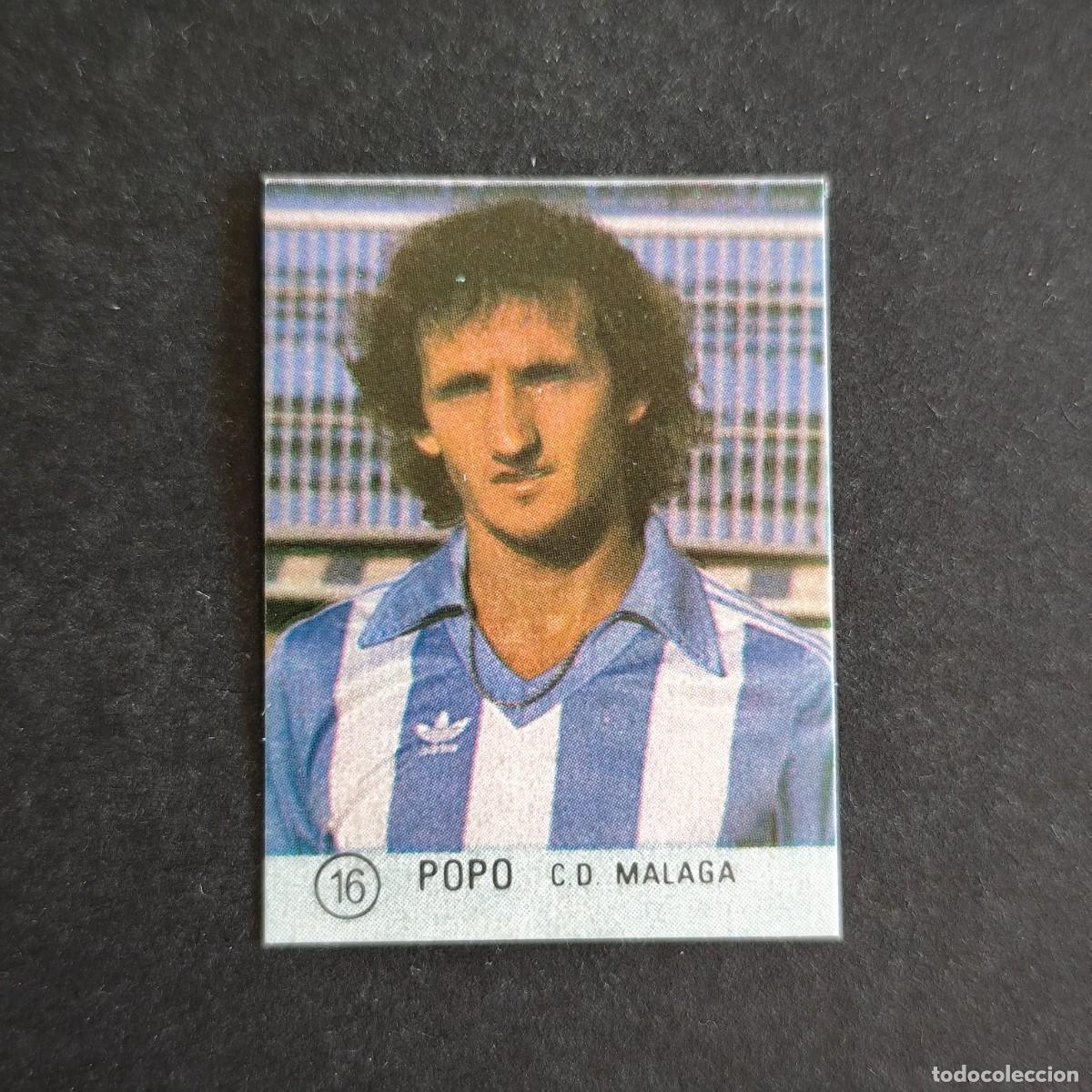 Cromos de f&uacute;tbol: 16 POPO MALAGA SELECCION DE FUTBOL LIGA ESPA&Ntilde;OLA 83 ED. MATEO MIRETE - SIN PEGAR