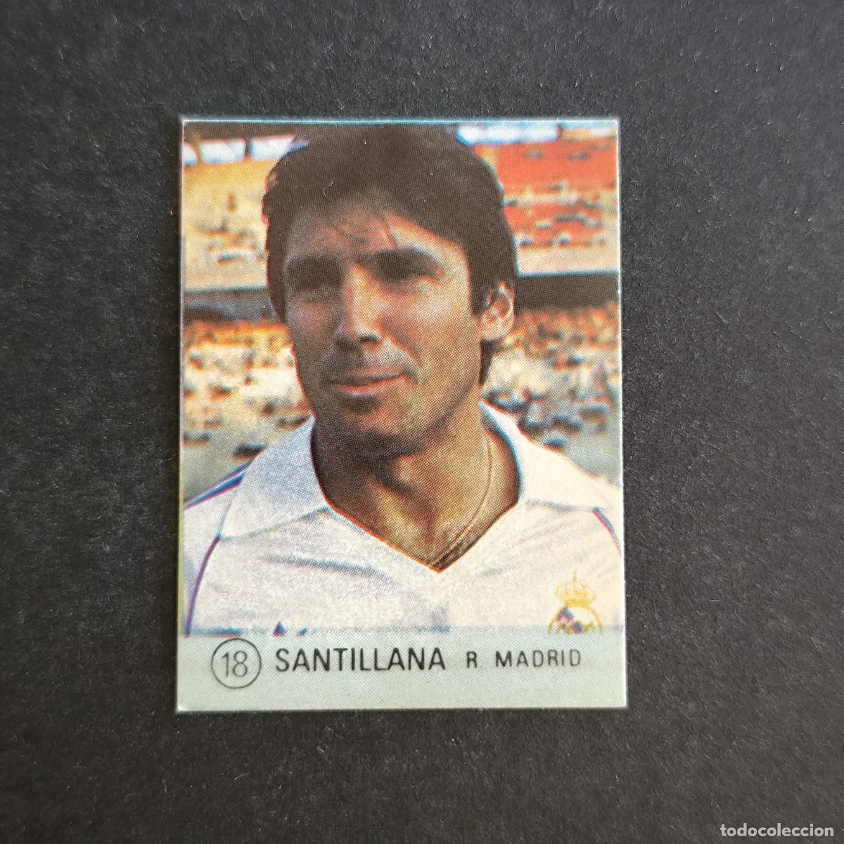 Cromos de f&uacute;tbol: 18 SANTILLANA REAL MADRID SELECCION DE FUTBOL LIGA ESPA&Ntilde;OLA 83 ED. MATEO MIRETE - SIN PEGAR