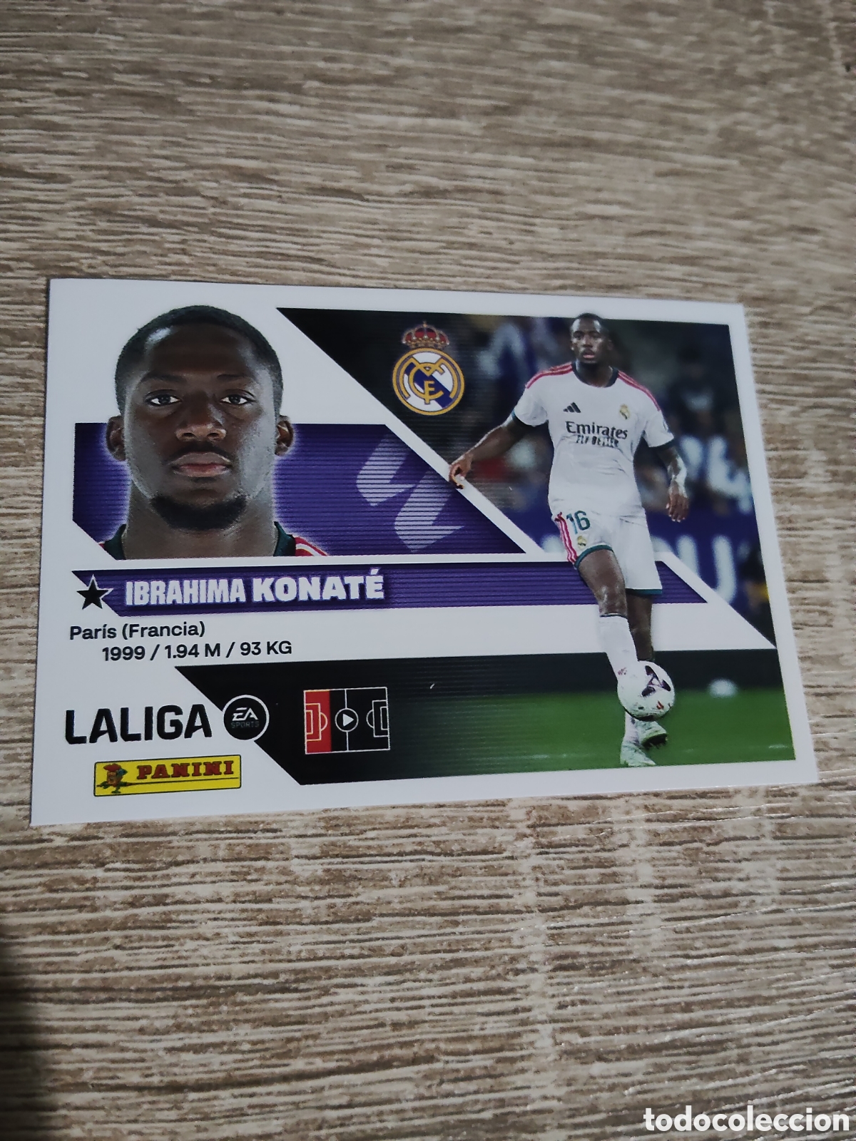 Cromos de f&uacute;tbol: Konate coloca Real Madrid liga 2026 2027 26 27 ediciones este