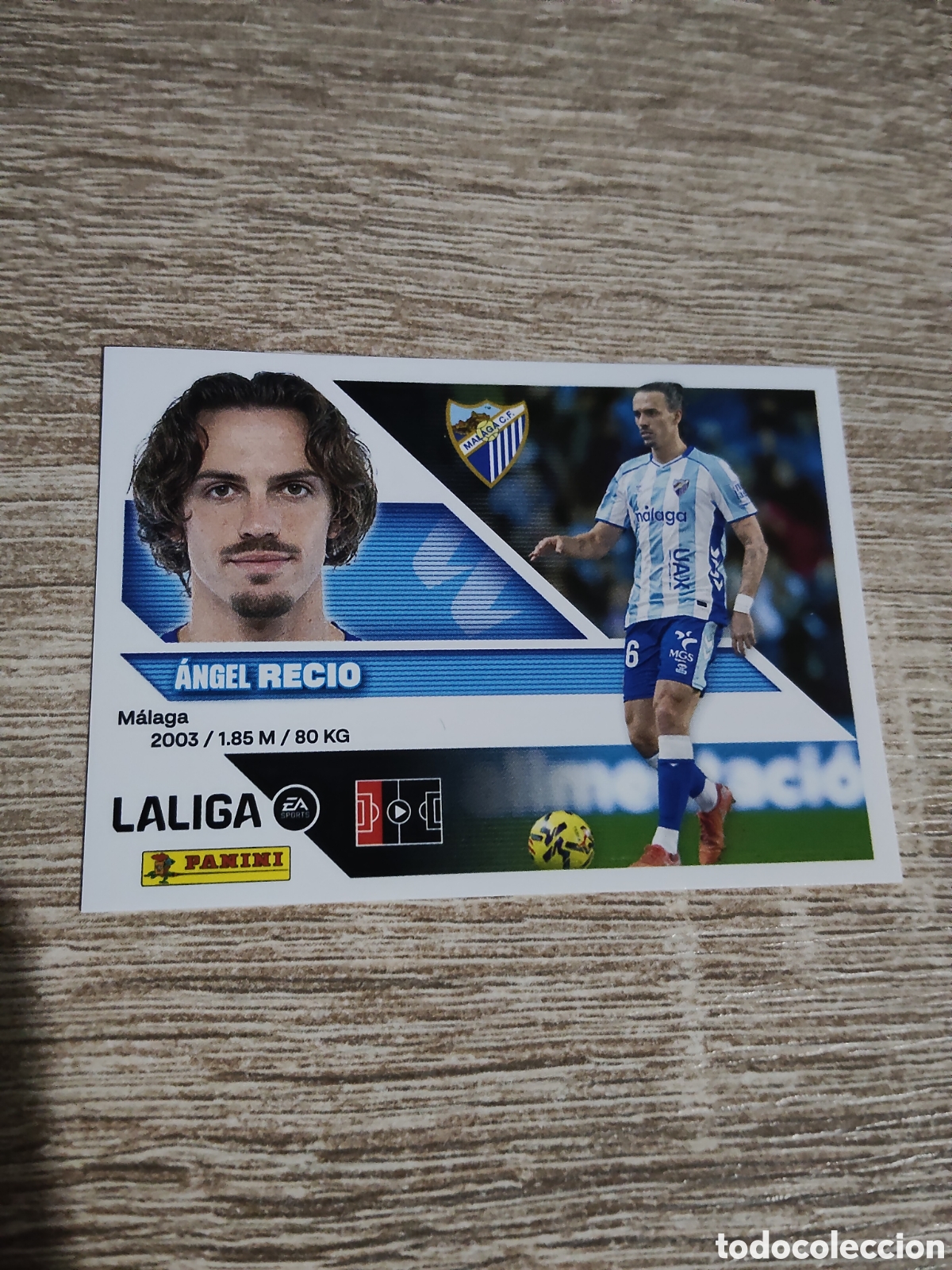 Cromos de f&uacute;tbol: Recio coloca M&aacute;laga liga 2026 2027 26 27 ediciones este