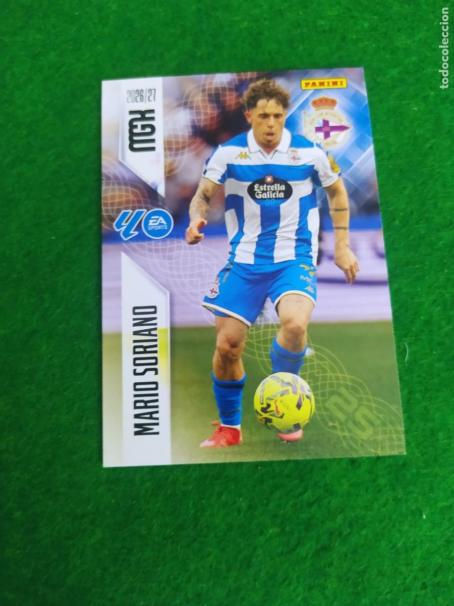 Cromos de f&uacute;tbol: MEGACRACKS 2026 2027 MGK 26 27 NUEVO - DEPORTIVO A CORU&Ntilde;A N&ordm; 138 MARIO SORIANO