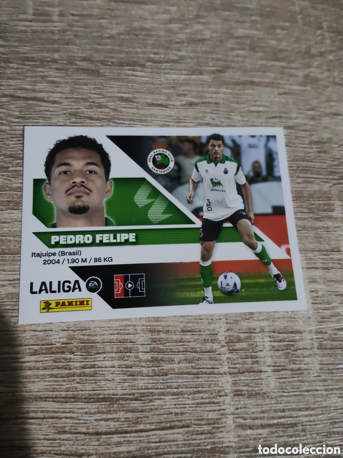Cromos de f&uacute;tbol: Pedro Felipe coloca Racing de Santander liga 2026 2027 26 27 ediciones este