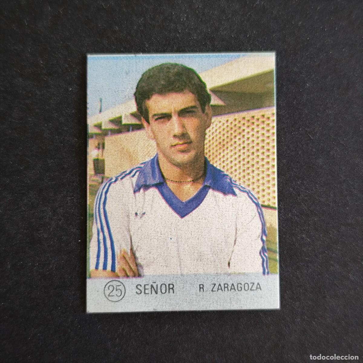 Cromos de f&uacute;tbol: 25 SE&Ntilde;OR ZARAGOZA SELECCION DE FUTBOL LIGA ESPA&Ntilde;OLA 83 ED. MATEO MIRETE - SIN PEGAR