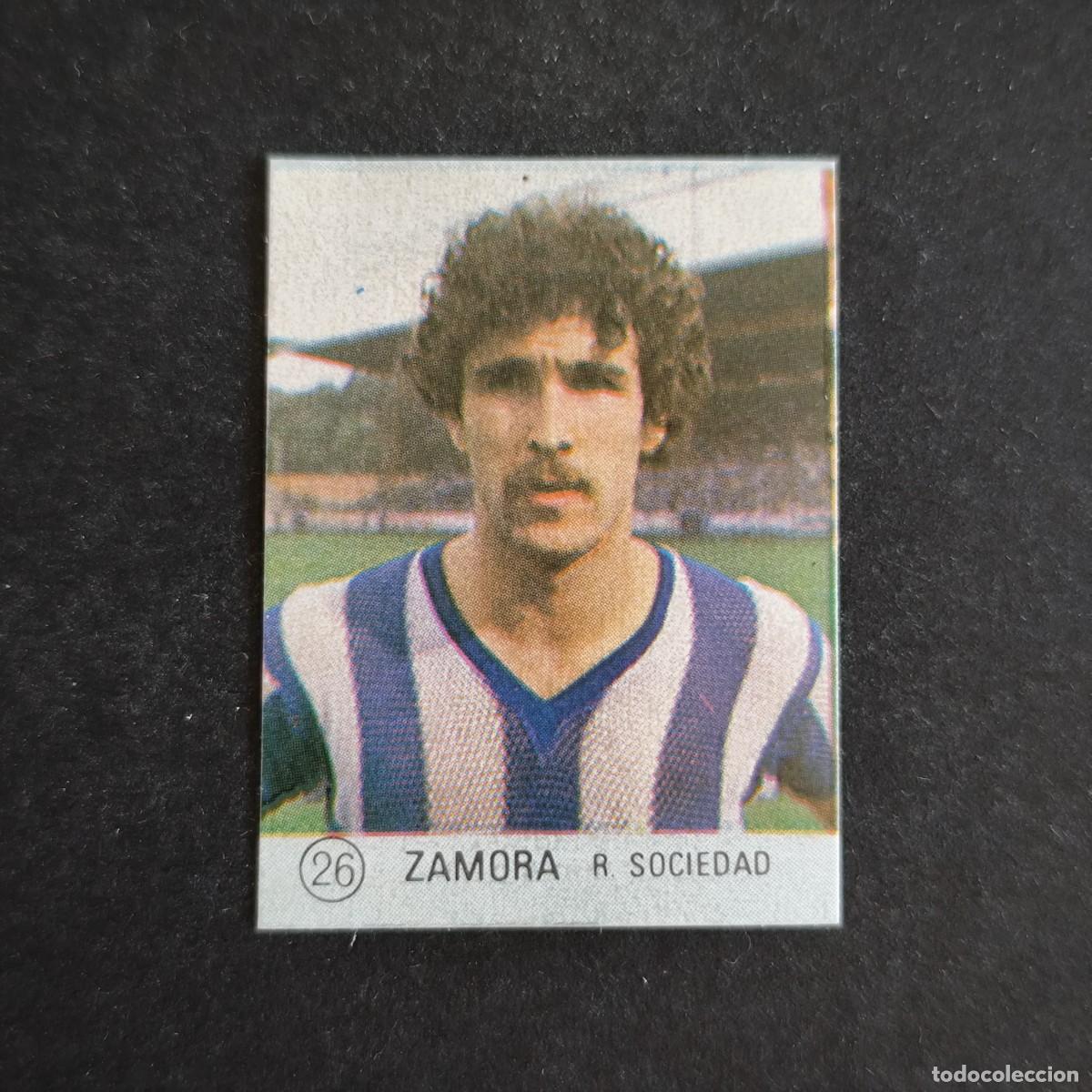 Cromos de f&uacute;tbol: 26 ZAMORA REAL SOCIEDAD SELECCION DE FUTBOL LIGA ESPA&Ntilde;OLA 83 ED. MATEO MIRETE - SIN PEGAR