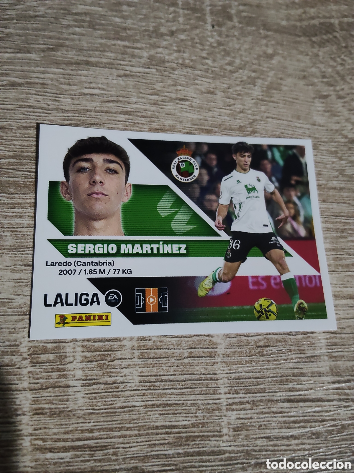 Cromos de f&uacute;tbol: Sergio Mart&iacute;nez coloca Racing de Santander liga 2026 2027 26 27 ediciones este