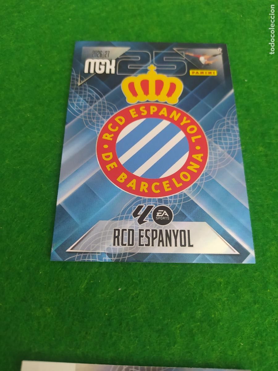 Cromos de f&uacute;tbol: MEGACRACKS 2026 2027 MGK 26 27 NUEVO - ESPANYOL N&ordm; 163 ESCUDO