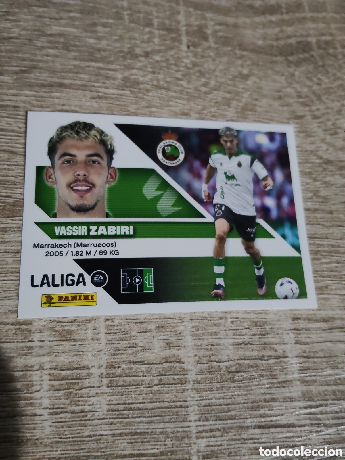 Cromos de f&uacute;tbol: Zabiri coloca Racing de Santander liga 2026 2027 26 27 ediciones este