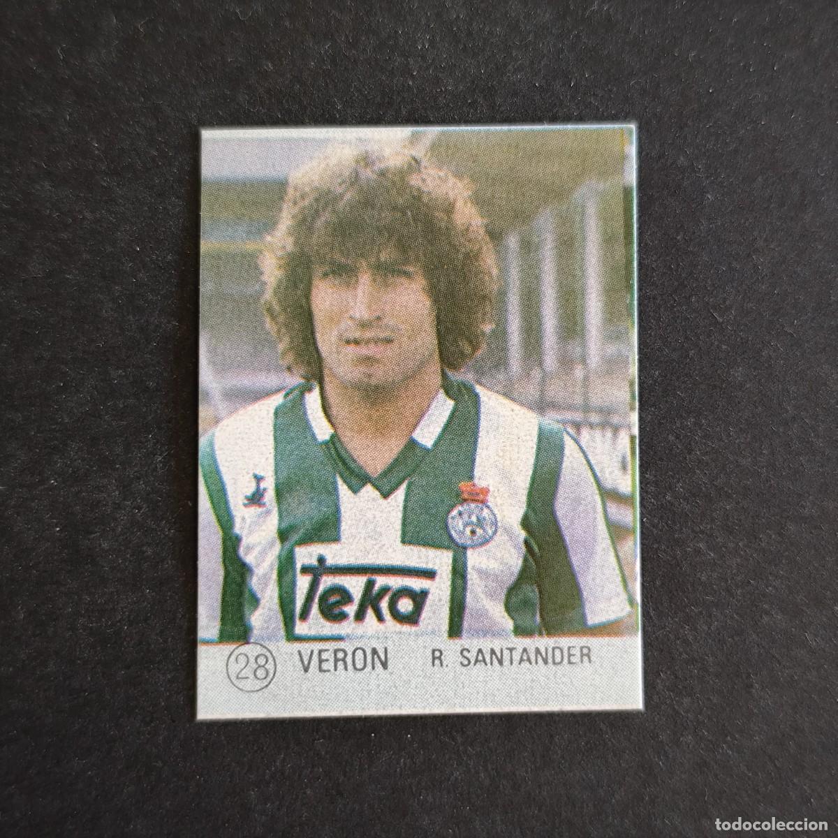 Cromos de f&uacute;tbol: 28 VERON RACING SANTANDER SELECCION DE FUTBOL LIGA ESPA&Ntilde;OLA 83 ED. MATEO MIRETE - SIN PEGAR