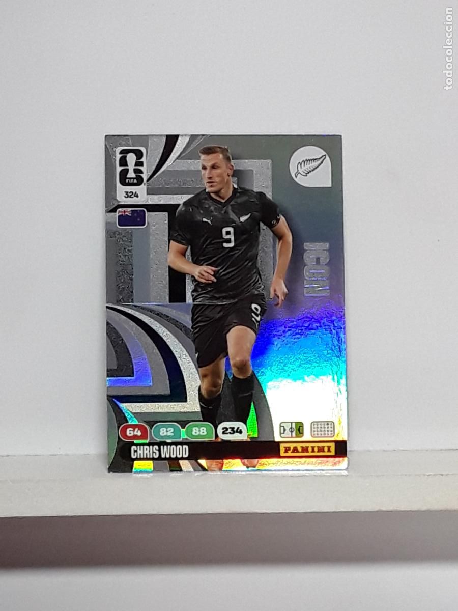 Cromos de f&uacute;tbol: ADRENALYN MUNDIAL 2026 WORLD CUP 26 ALBUM PANINI N 324 NUEVA ZELANDA CHRIS WOOD